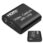 4K HDMI Capture Card with Mic & Loop Out